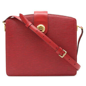 LOUIS VUITTON Epi Capucines Shoulder Bag Crossbody Castilian Red